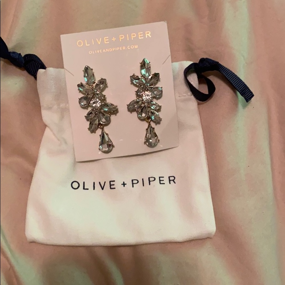 Olive + Piper wedding earrings